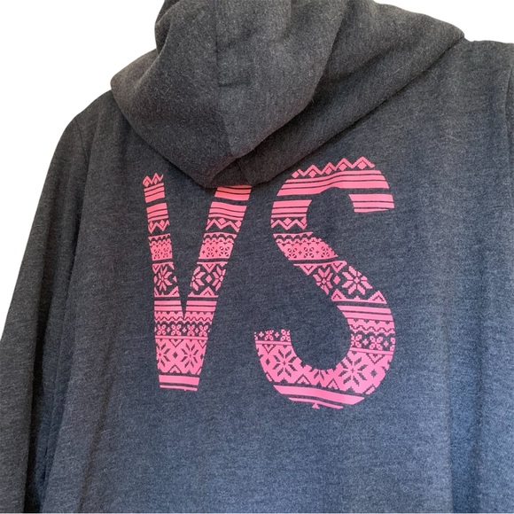 Victoria’s Secret PINK Sherpa Trim Hooded Robe - Picture 2 of 9